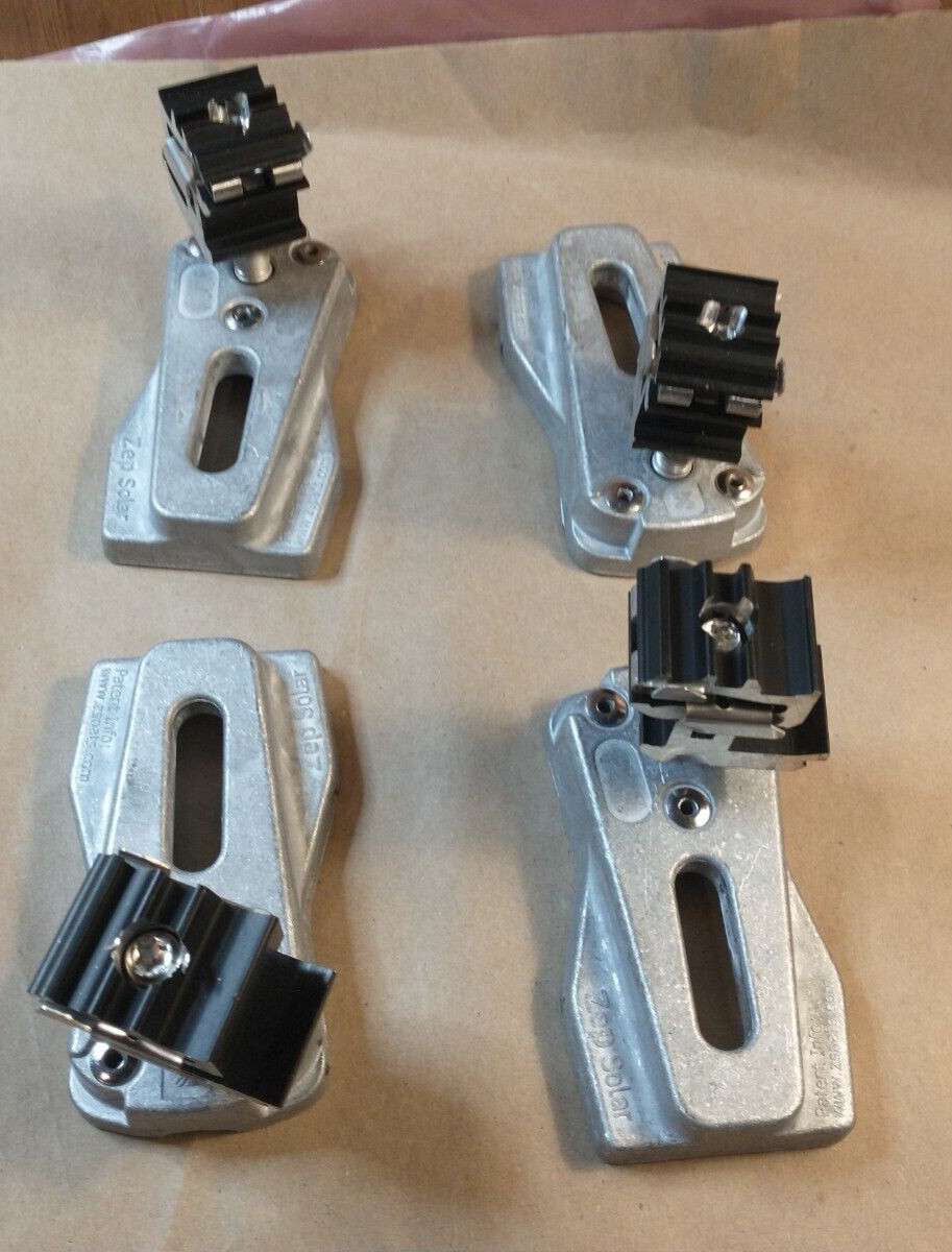 Box of 30, Zep / Tesla Solar Panel Grounding Level Foot, V3, MH-007000-397