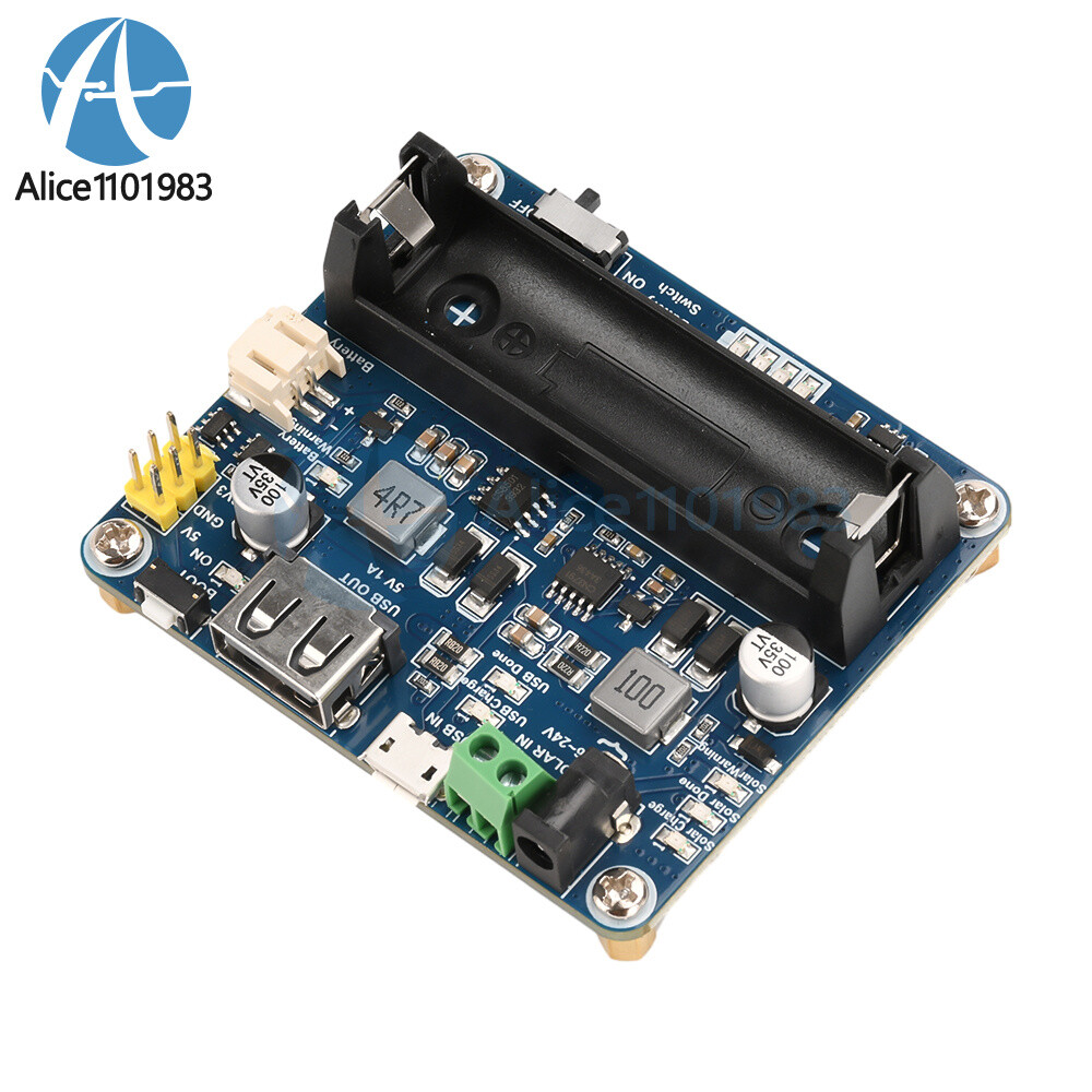 Power Manager Module for 6V~24V Solar Panel Support MPPT USB Battery Charging
