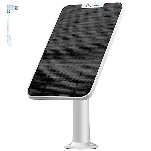 Solar Panel Compatible with Eufycam 3/3C/2C/2C Pro/2/2 Pro/E20/E40/E/S40/S220…
