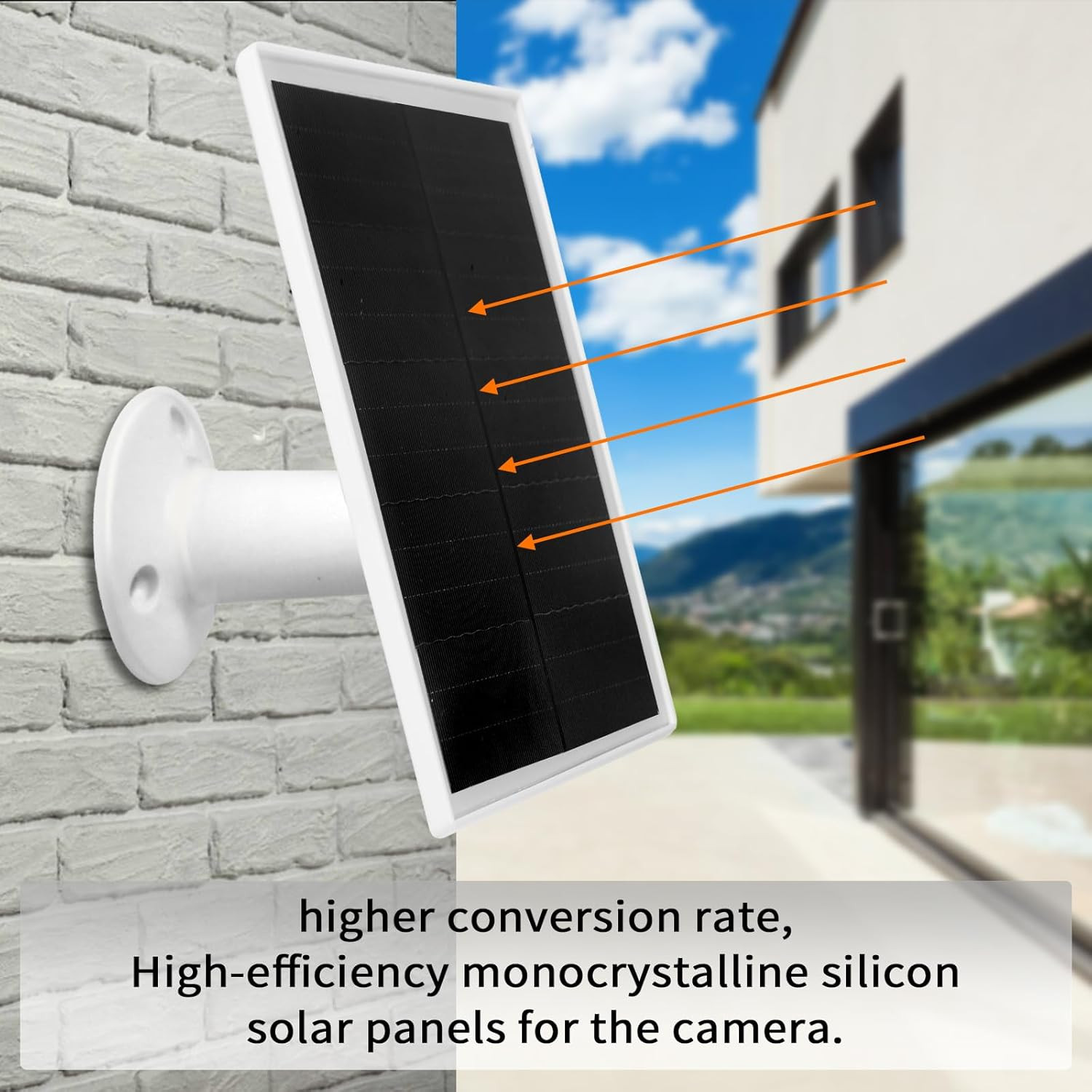 6W Solar Panel Charger, Solar Panel with Micro USB & USB-C Port for DC 5V Outdoo
