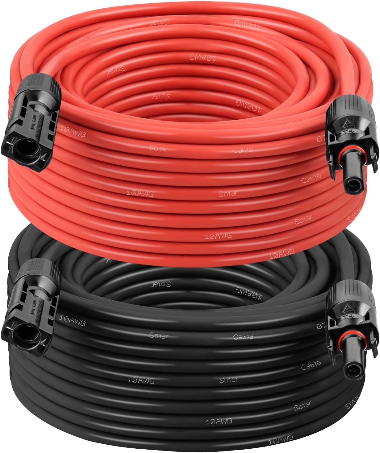 Solar Extension Cable 75FT 10 AWG Tinned Copper Connectors