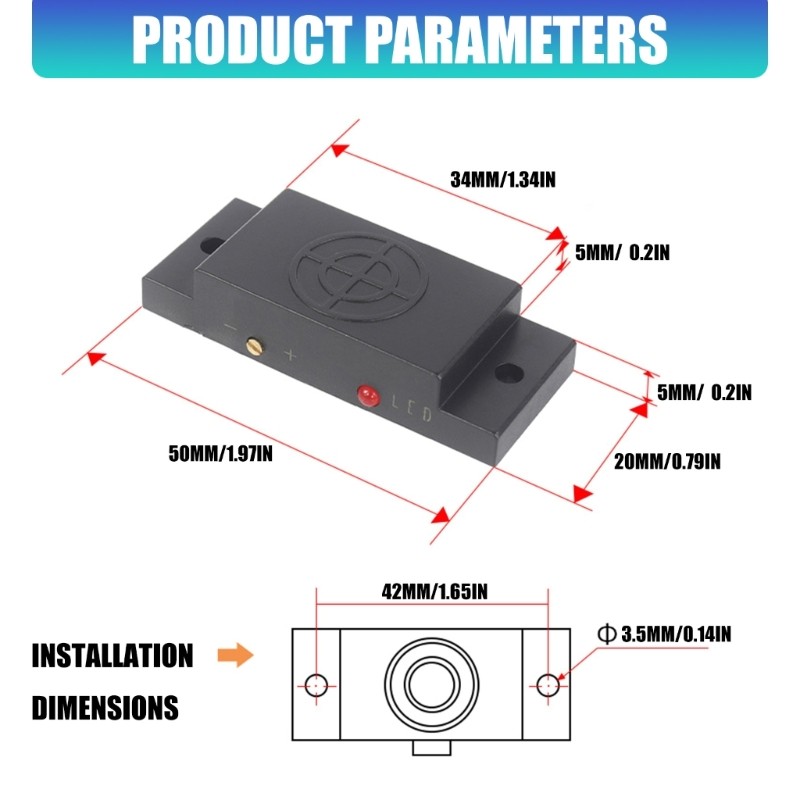 Precisions Capacitive Proximity Switches Sensing Distance Automation Application