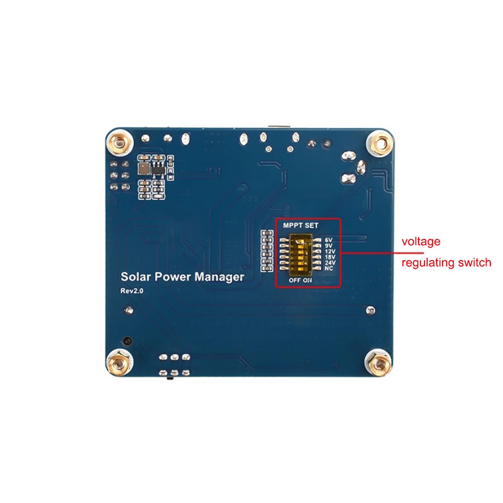 Solar Power Management Module for 6V-24V Solar Panel Supports MPPT Function