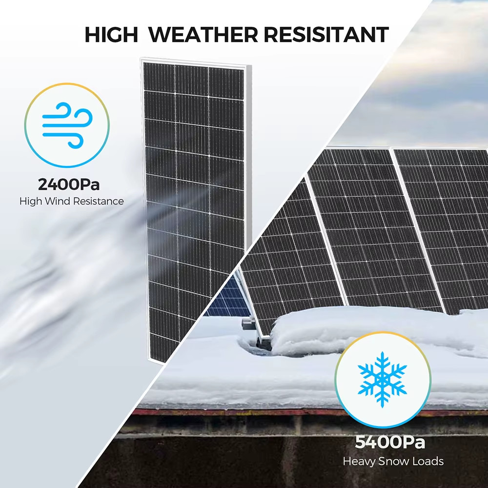 Rigid Solar Panel Battery Charger 600W 480W 240W 120W Photovoltaic Module Outdoo