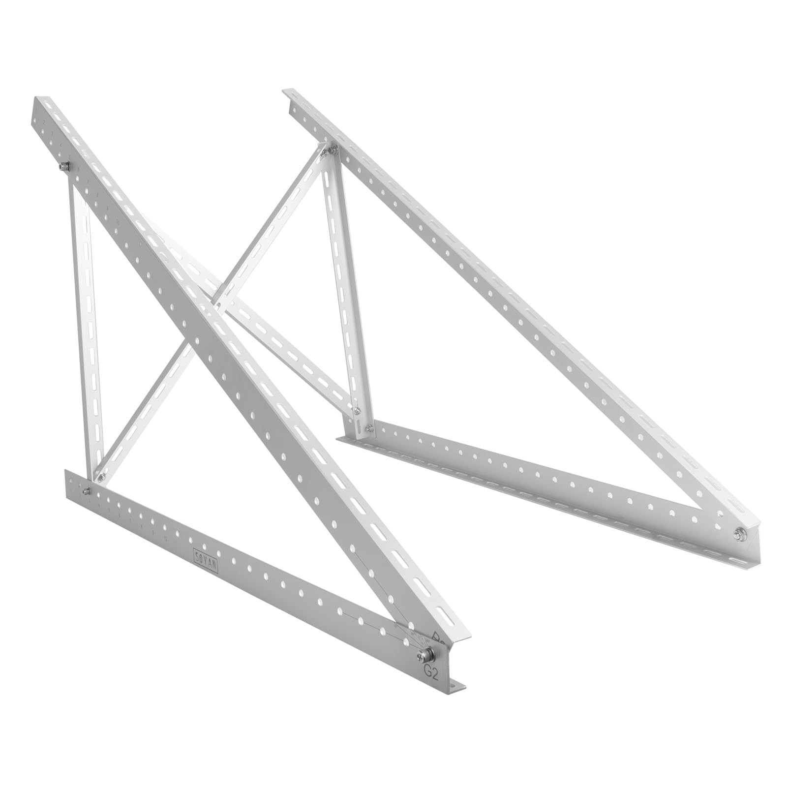45″ Solar Panel Mount Bracket for 100-400 Watts Solar Panel with Enhanced Cro…