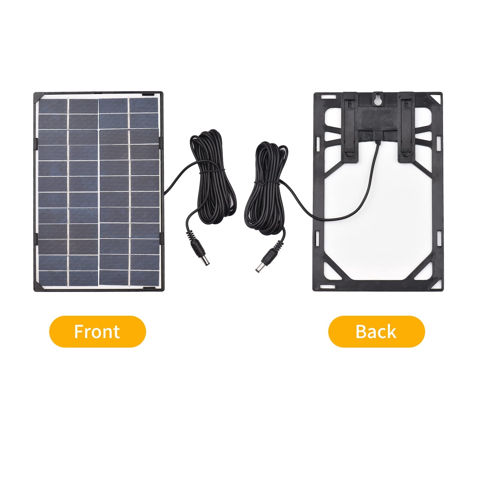 Mini Solar Panel, 6W 12V Solar Panel for Outdoor Security Camera Solar Cell w…