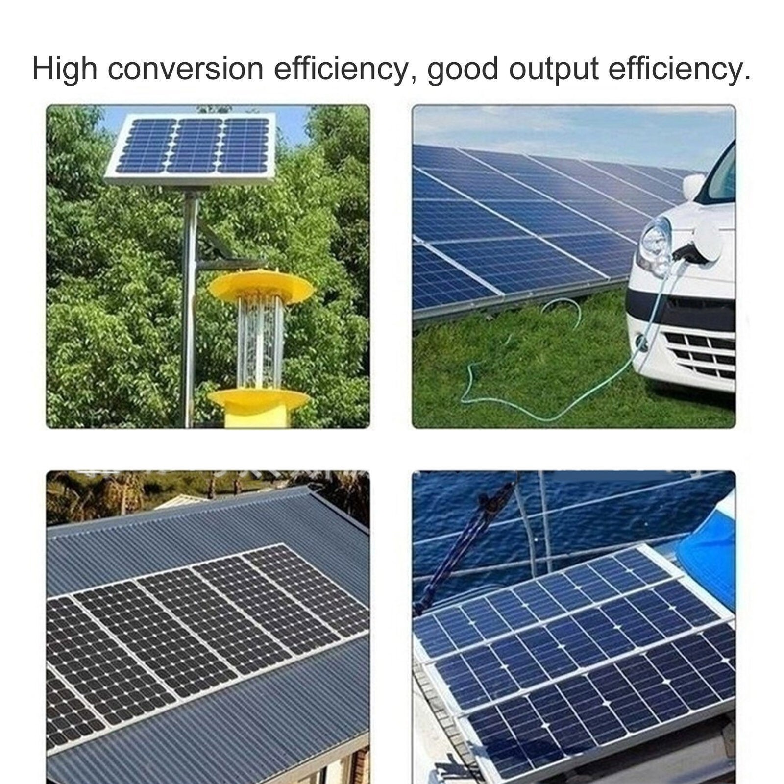 40W 18V Monocrystalline Silicon Flexible Solar Panel with 20A Solar Charge