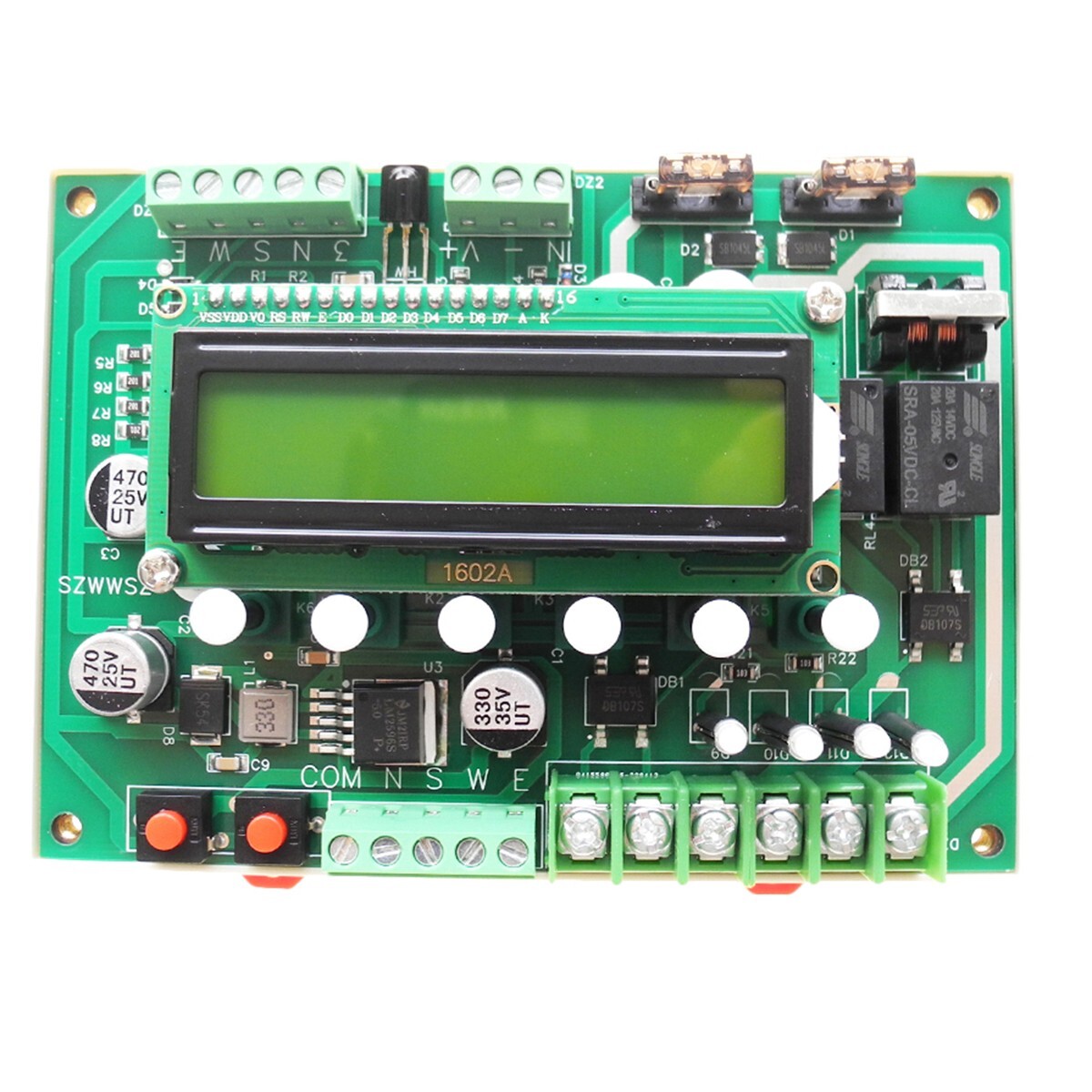 Dual Axis LCD Solar Tracker Controller Automatic Solar Tracking & Remote Control