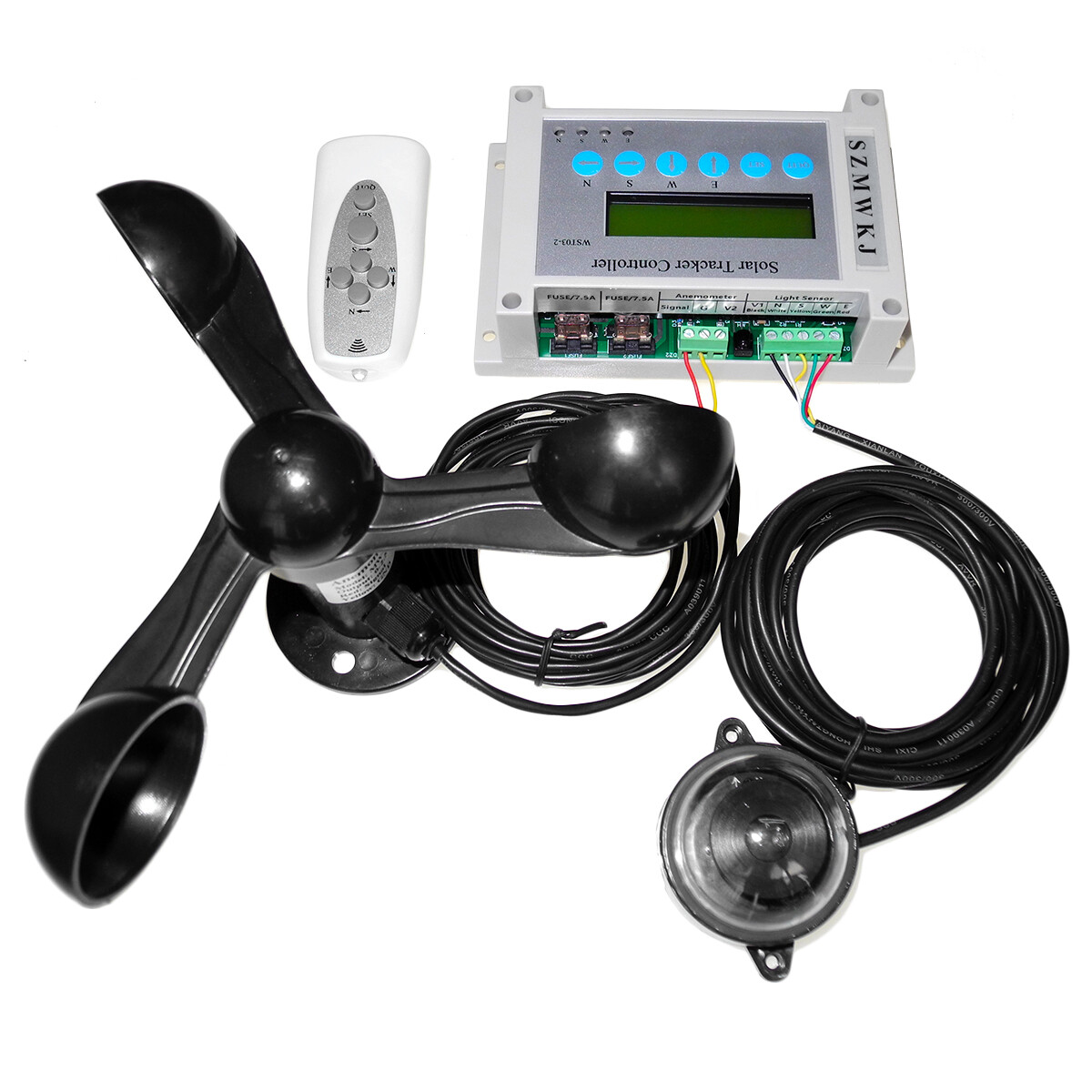 6000N Dual Axis LCD Solar Tracker -Solar Panel Auto Tracking Sunlight Track Kits