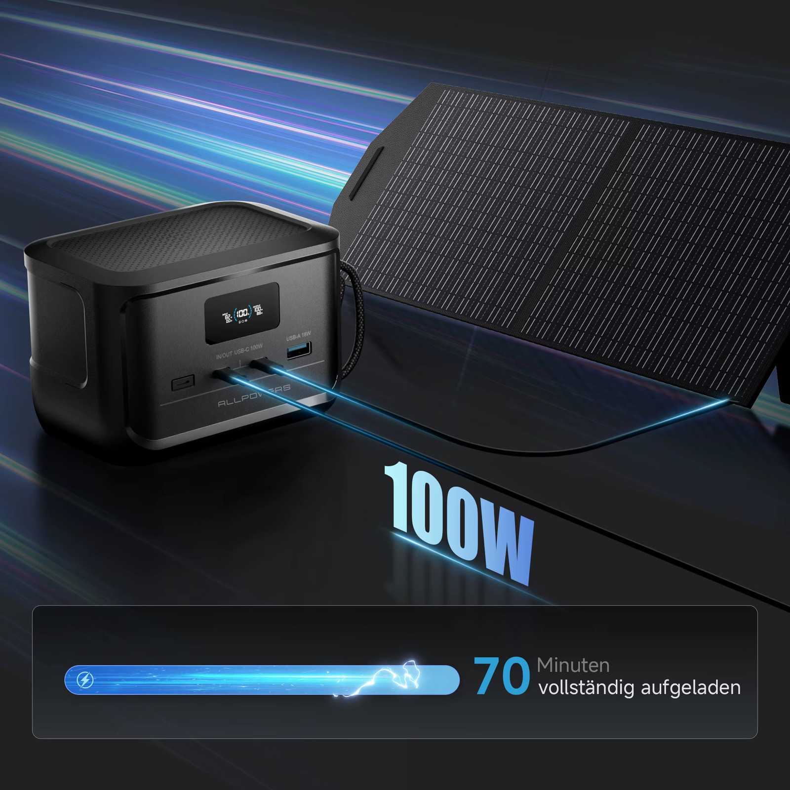 Portable Power Bank 99.2Wh 31000Mah Lifepo4 Battery 128W USB Output for Outdoor