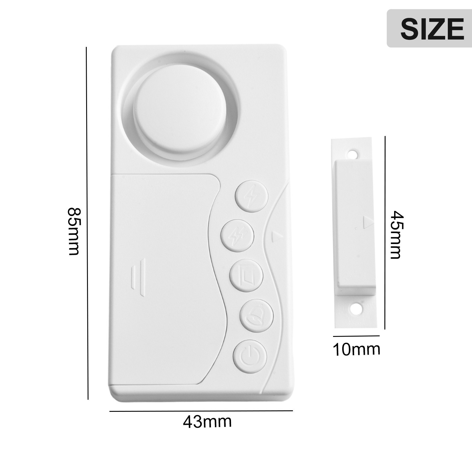 Magnetic Door Alarm for Refrigerator with Delay Function and Easy Installation