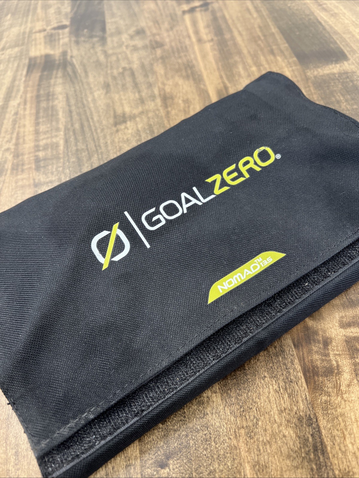 Goal Zero Nomad 13.5 Watt Foldable Solar Panel Used W/ Light A Life LED Lamp