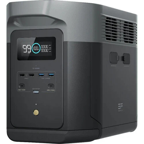 EcoFlow DELTA 2 Portable Power Station with 400W Solar Panel | Charges 7X Faster