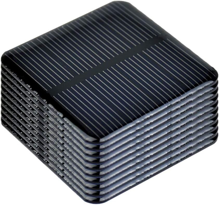 10pcs Mini Monocrystalline Solar Cells Solar System Kit 50mm X 50mm/1.96″ X 1…
