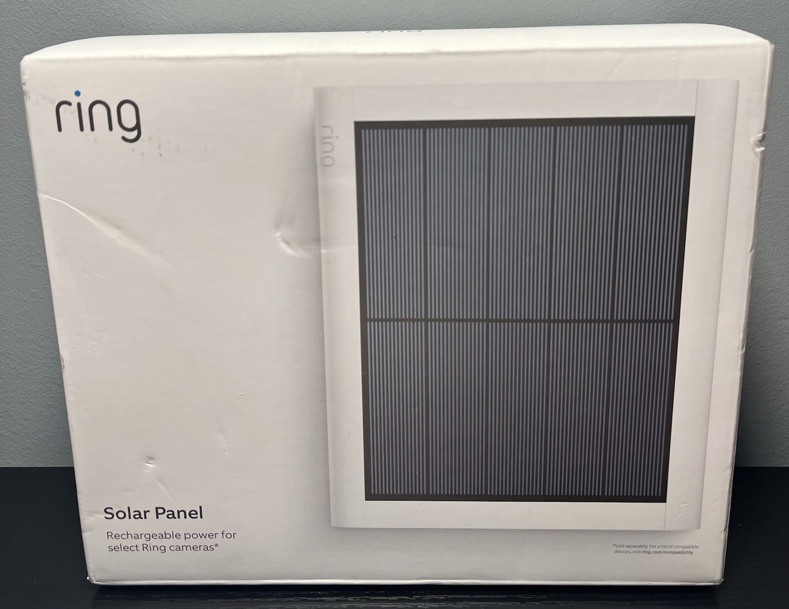 Ring 2nd Generation 4W Solar Panel for Select Ring Security Cameras – White