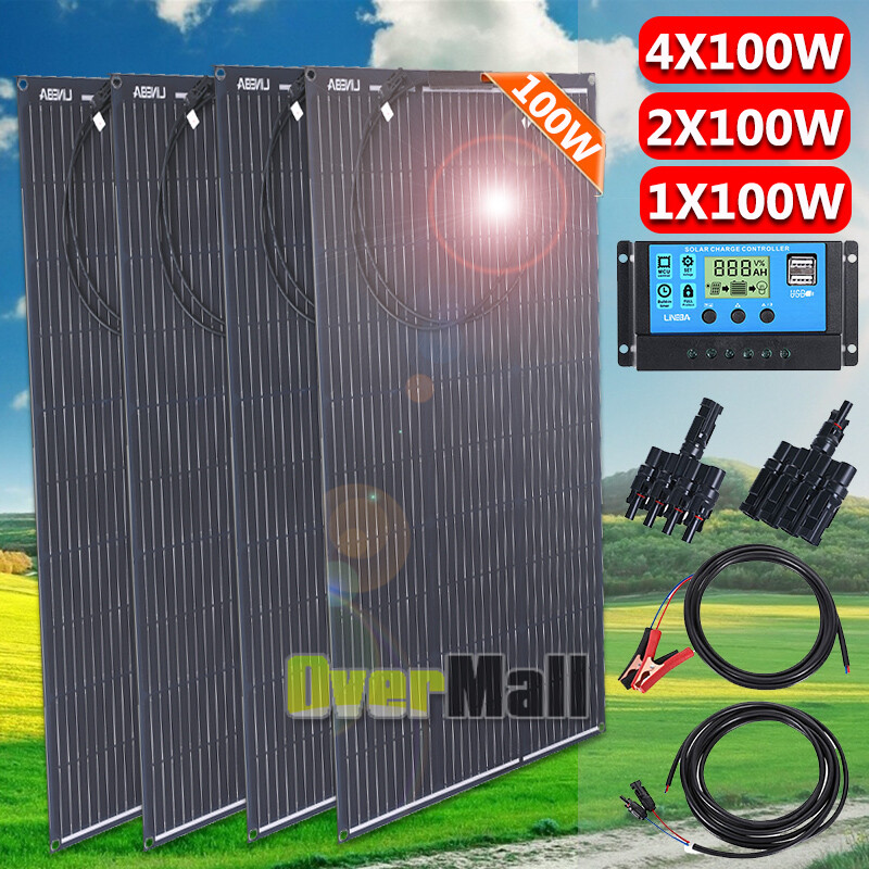 400W Watt Mono Solar Panel 12V Caravan RV Off Gird Battery Charging Power Boat