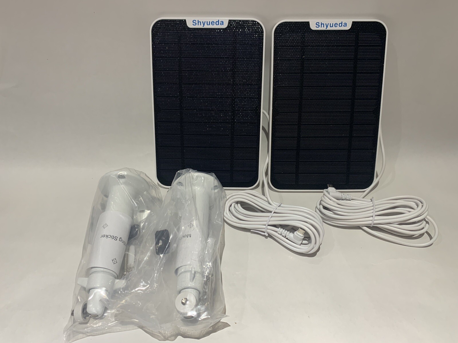 Shyueda 4W Solar Panel Charging Eufycam 1/2/2 Pro 2c/2c Pro E/e20/e40 Arlo ultra
