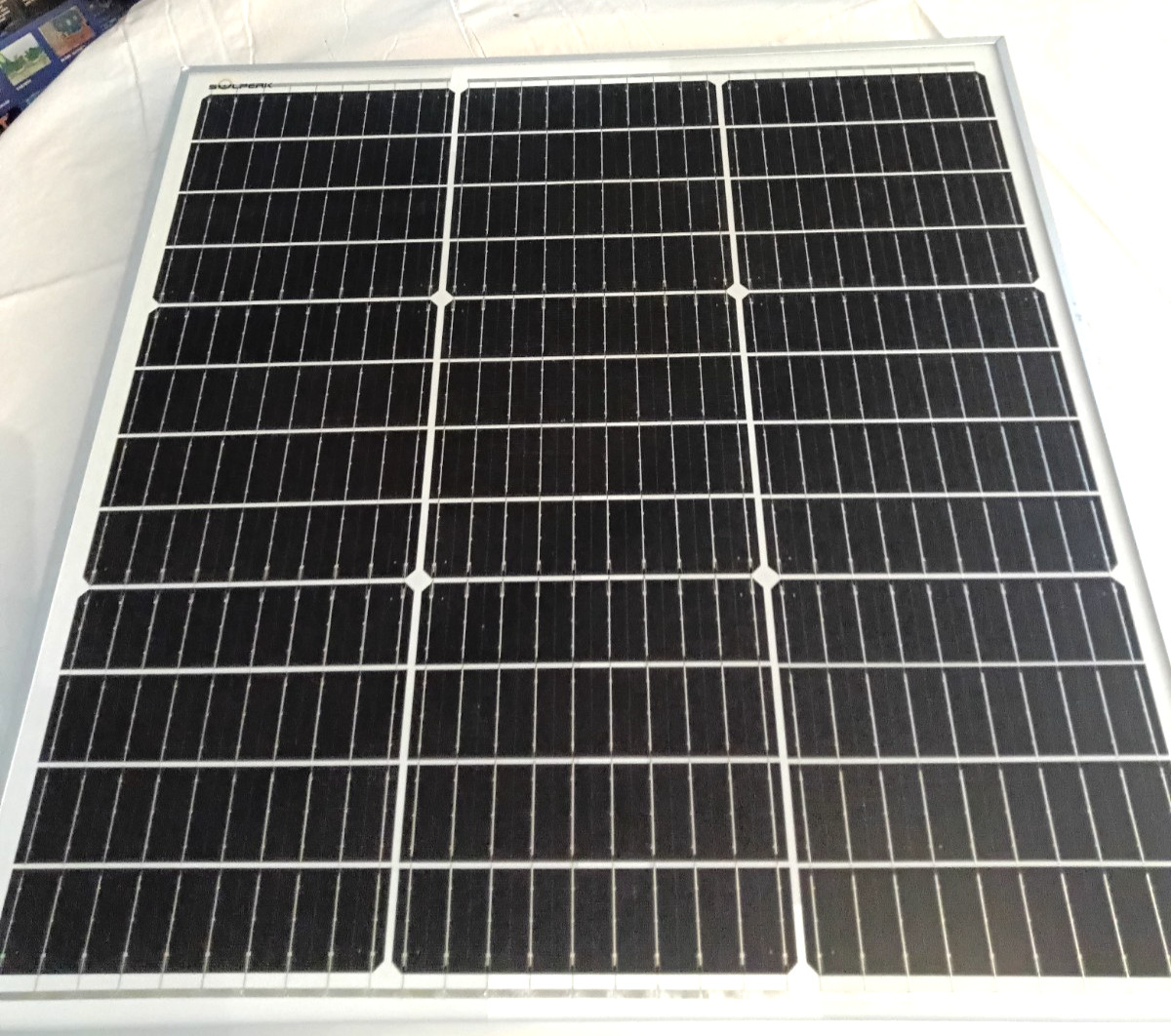Solperk Solar 50W Solar Panel With Charge Controller Complete NEW