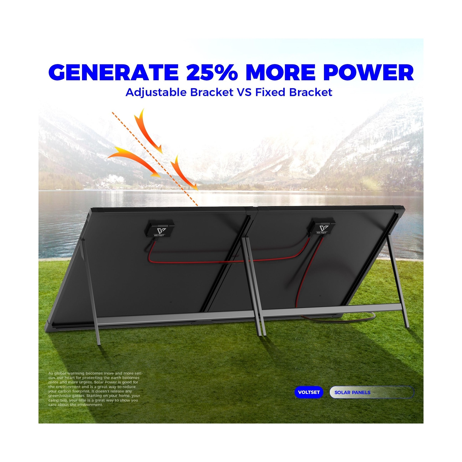 100 Watt 12 Volt Portable Solar Panel with Waterproof 10A Charger Controller,…