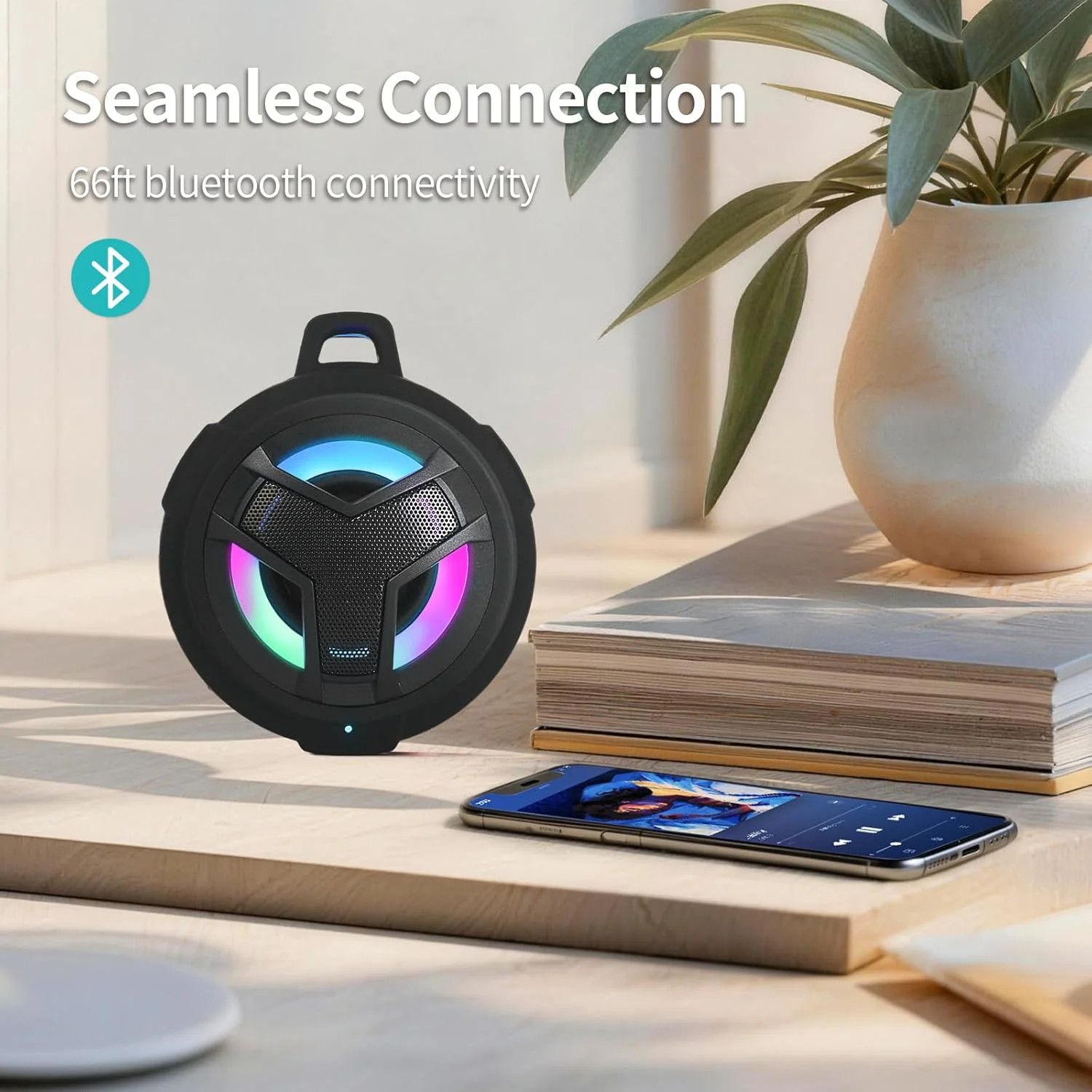 EBODA Bluetooth Shower Waterproof Speaker Portable Gifts for Kayak Teens | IP67