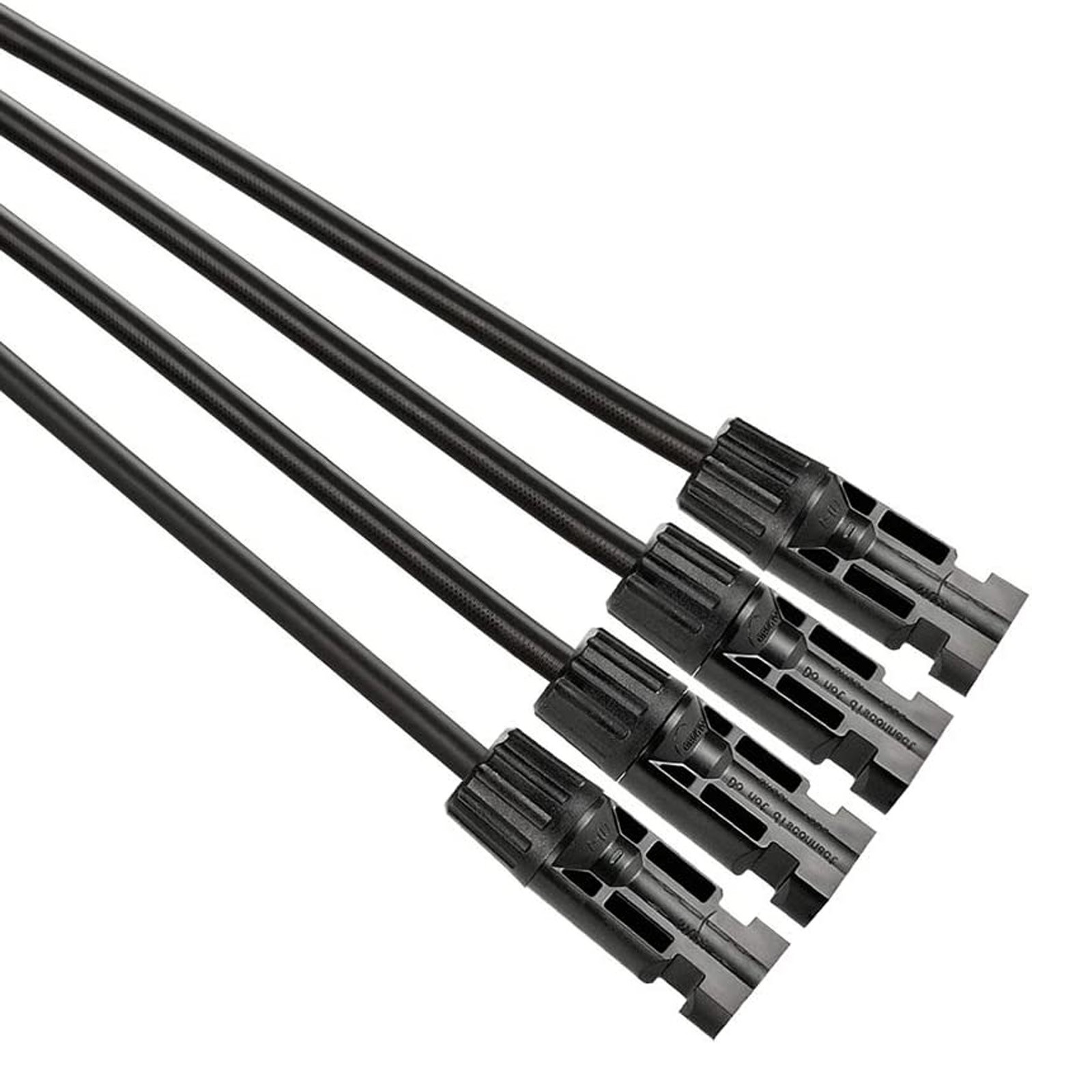 1 Pair Solar 1 to 4 Y Branch Connectors Connector Parallel Panel Cable Wire Plug