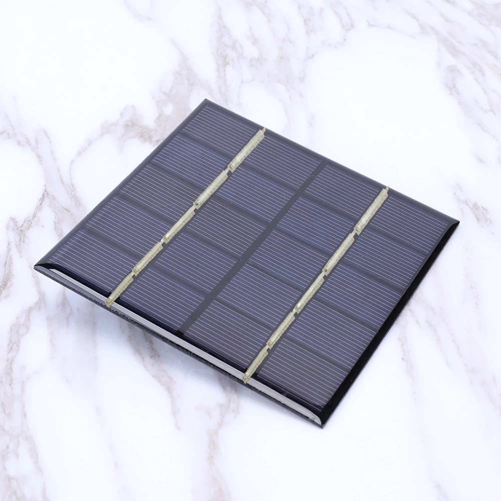 2pcs Solar Panel 3/5W 5/12V Micro Solar Board Portable Fast Charger Polysilicon