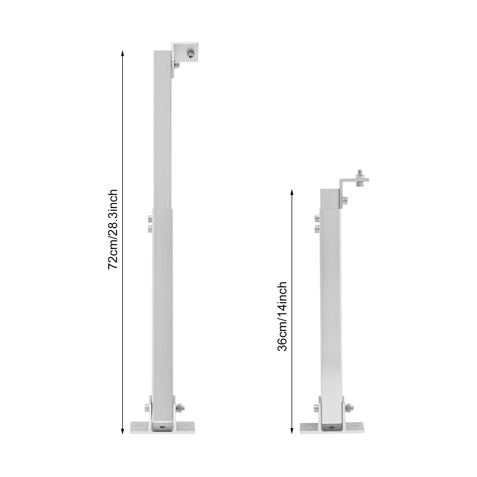 4 Sets Adjustable Solar Panel Mounting Brackets, Universal Solar Panel Bracket