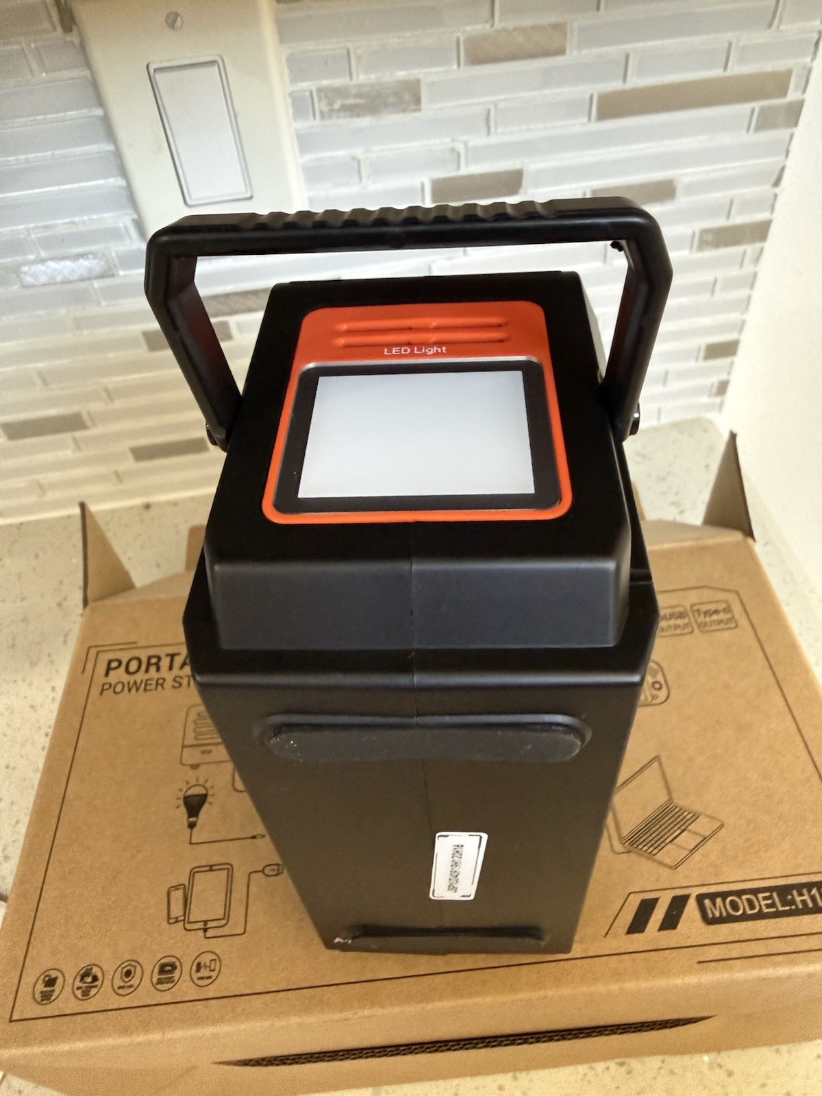HOWEASY 120W Portable Power Station, 88WH Solar Generator, Lithium Battery Power