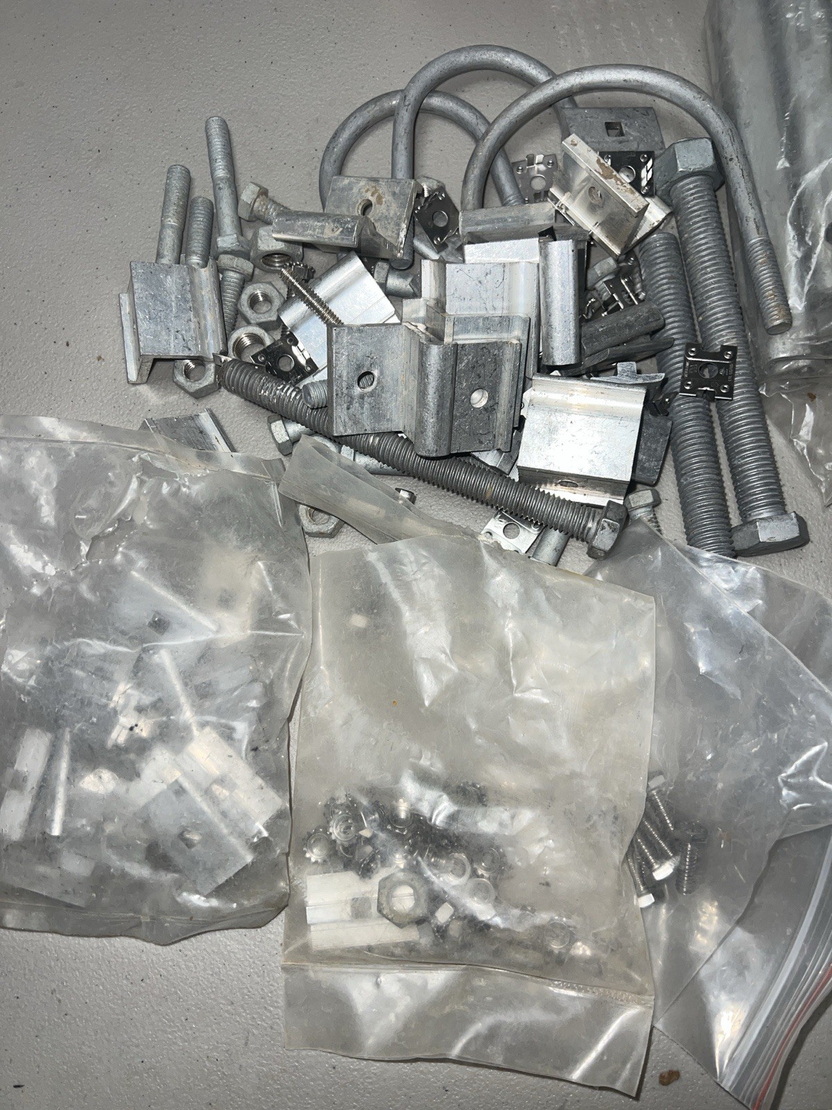 Solar Foundations USA Ground Mount Solar Hardware Lot – OEM Galvanized Racking