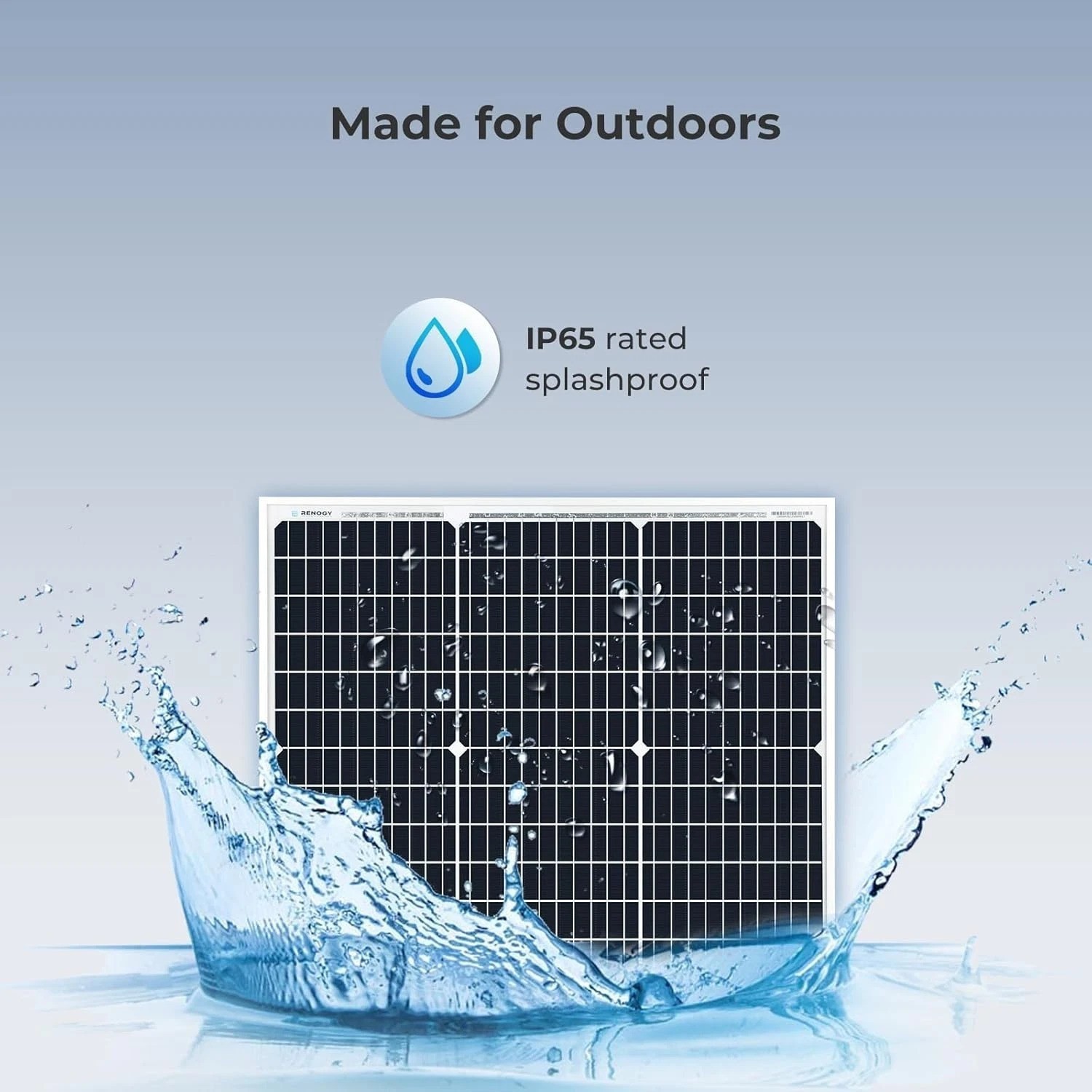 50W Monocrystalline Solar Panel – Efficient Power Charger for RV & Off-Grid