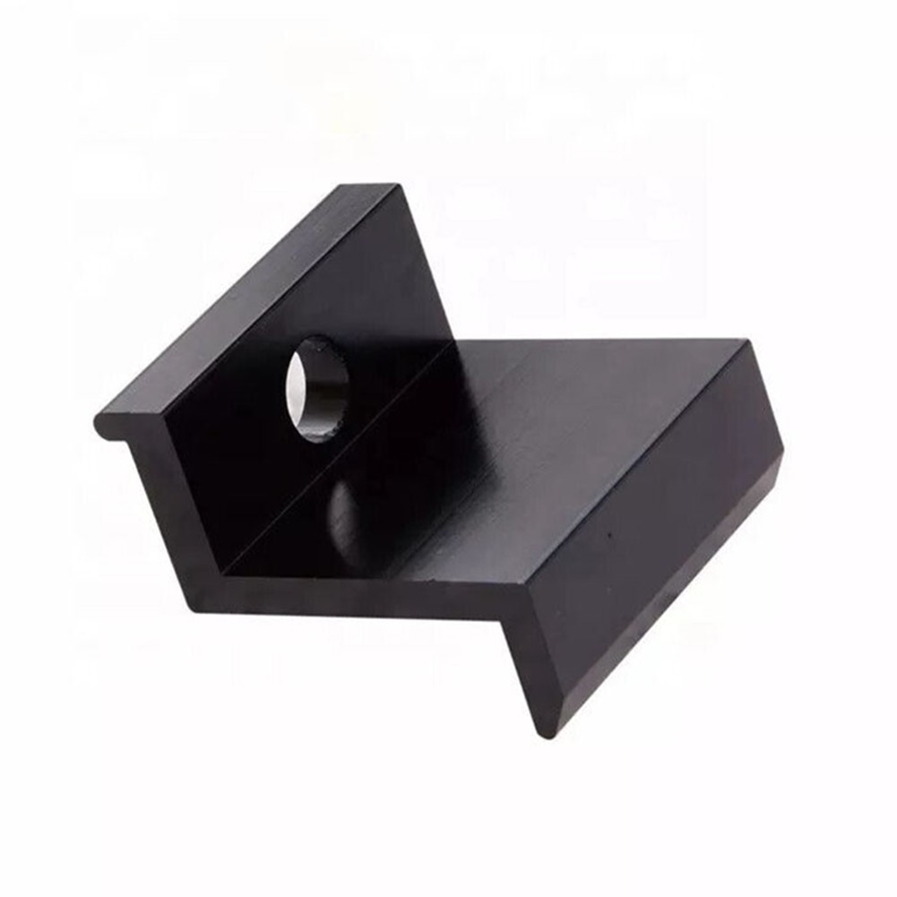 Solar Panel Bracket Fixing PV End Clamp Middle Clamp Mounting 30mm/35mm Black