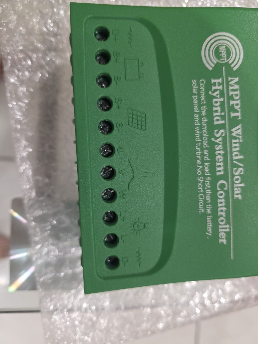 FOUF Wind Solar Hybrid Charge Controller GPI48280 2800W 24V/48V MPPT LCD