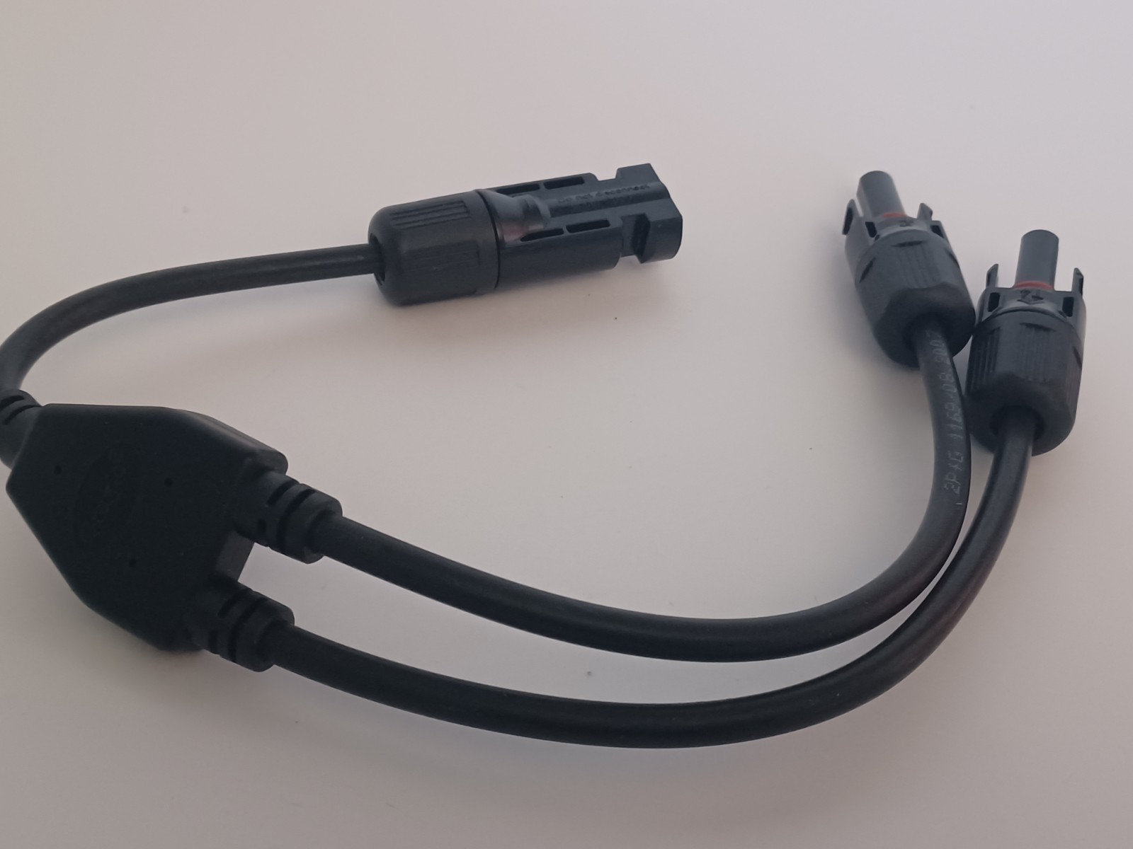 Y Branch Connector Cable Solar Panel Cable Connector Parallel Connector