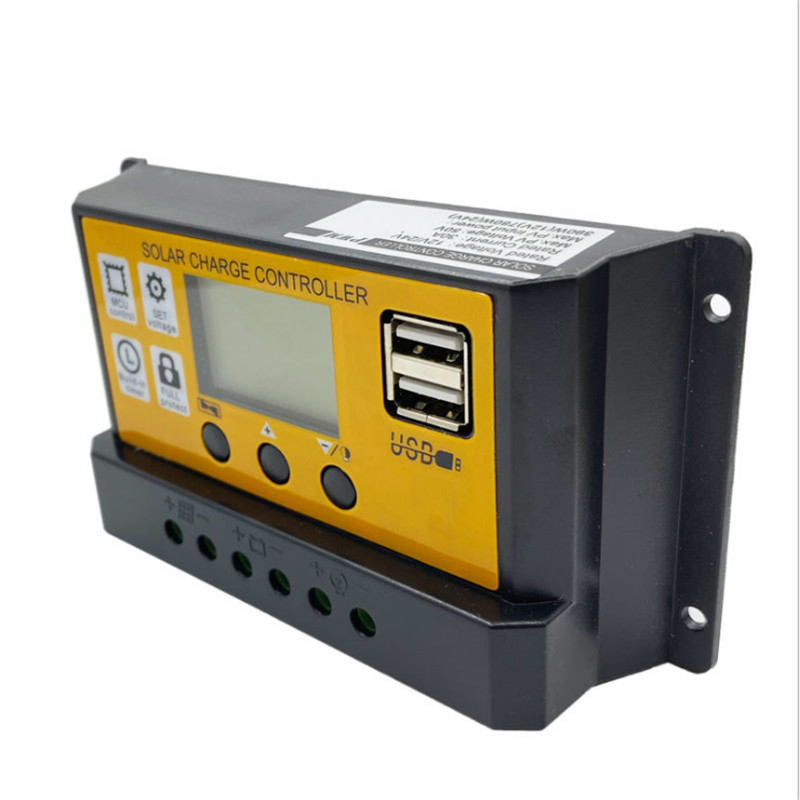 10-100A 12V/24V MPPT Solar Panel Regulator Charge Controller Auto Focus Tracking