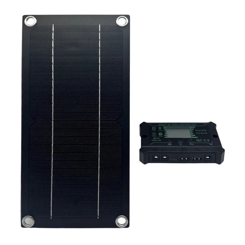600W 100A Solar Panel with Wire Dripping Glues Plate Power Accessories Easy Use