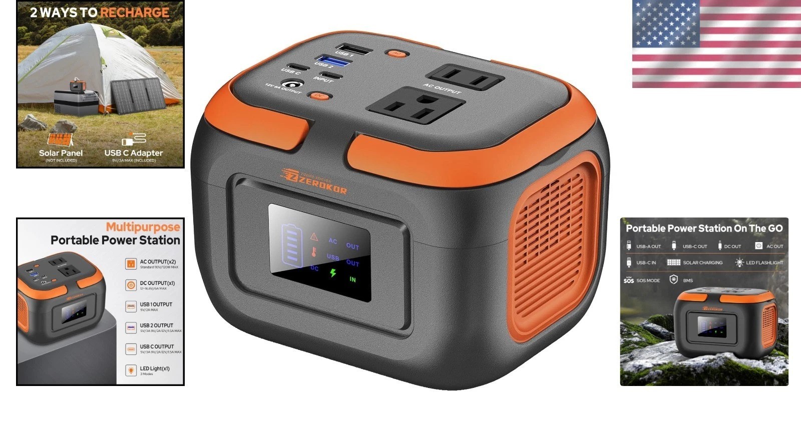 Compact & Powerful 120W Battery Generator – Ideal for Outdoor Fun & Adventures