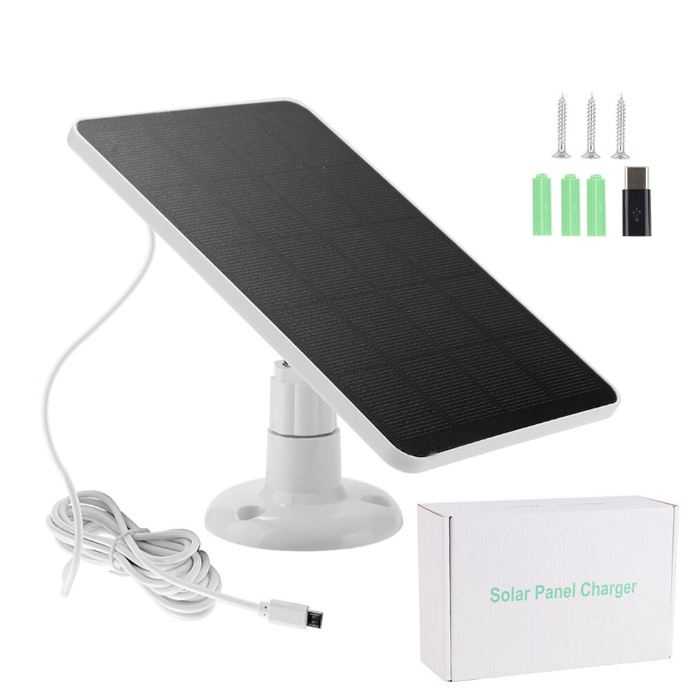 Solar Power Panel for Blink Outdoor, XT and XT2 Camera Charger With 11.8ft Cable