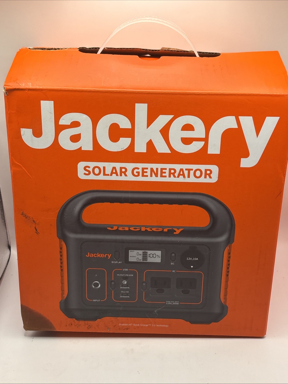 Jackery Explorer 550 Portable Power Station – 550Wh/500W Solar Generator