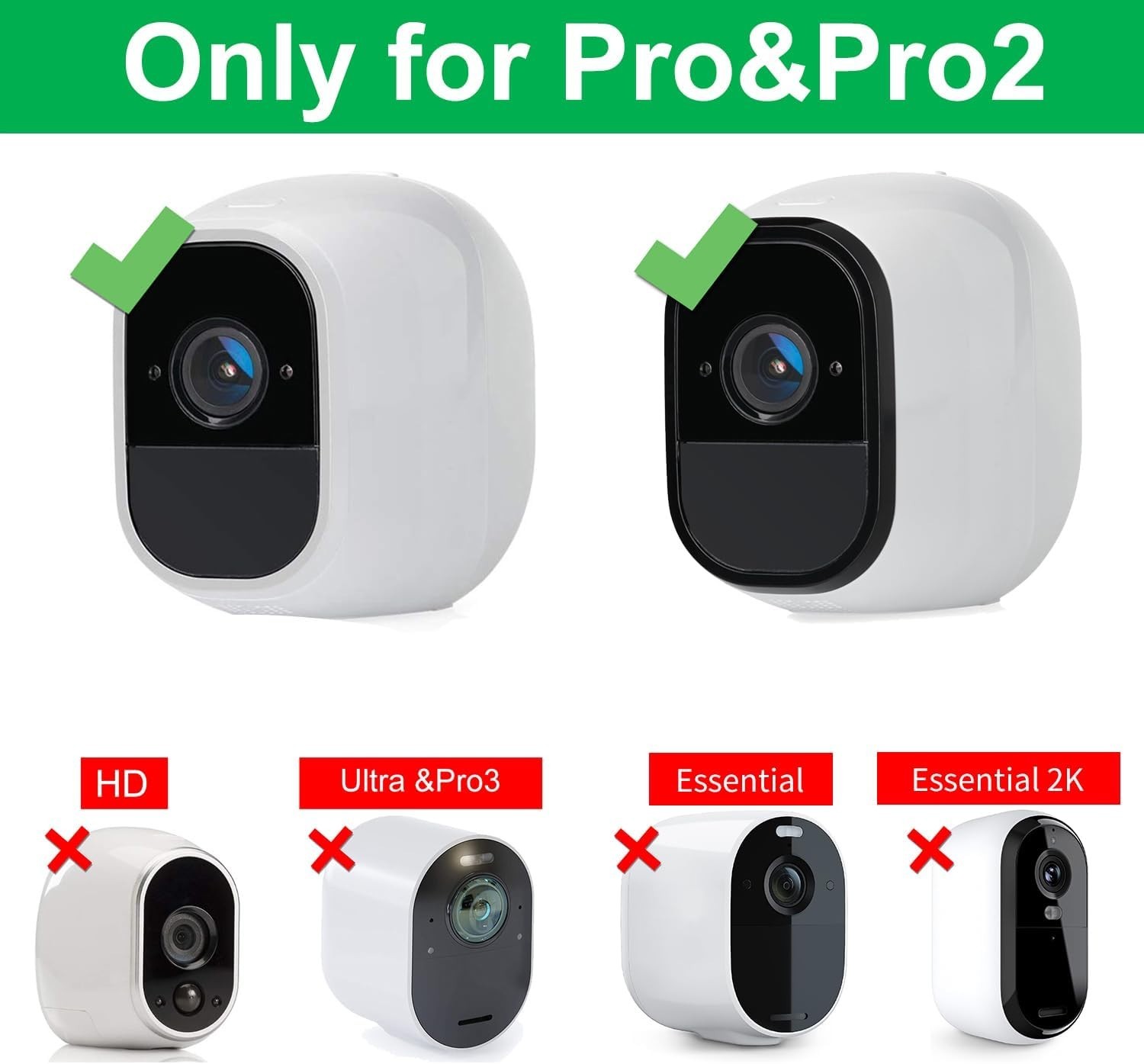 iTODOS Solar Panel Compatible with Arlo Pro, 11.8Ft Outdoor Power 3pack