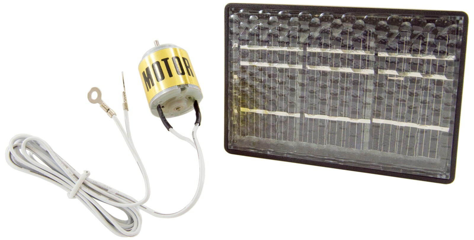 Solar Motor Kit – 1V/400mA Solar Cell Module and DC Solar Motor with Motor Clip