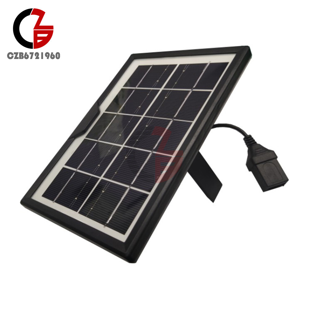 5V 1.8W 360mA Solar Panel with USB female for USB charging small desk lamp bulb