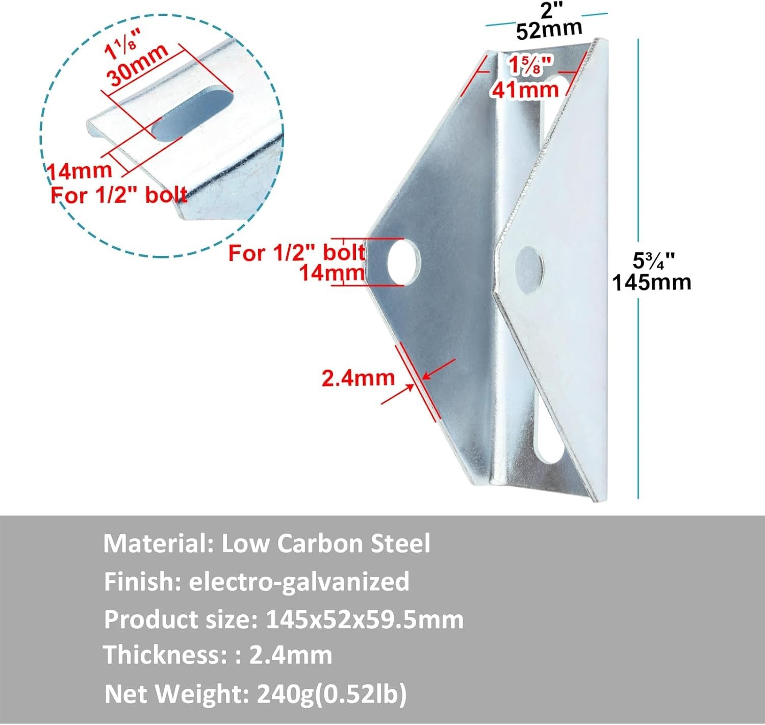 Adjustable Solar Panel Mount Brackets Set for Roof and Ground Mounting Needs