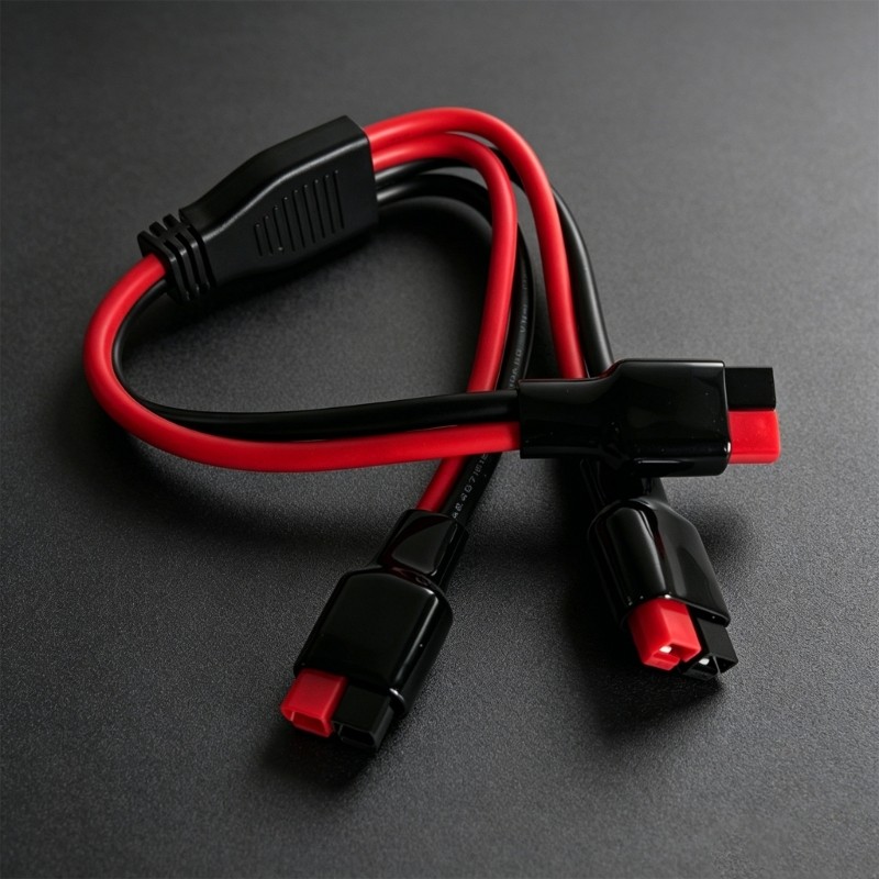 30A 1 to 2 Power Connector Battery Line For Portable Electric Vehicle