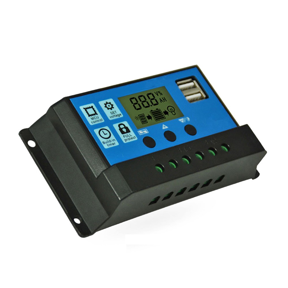 1-Universal Solar Panel Controller 24V Auto For DIY Solar Power ABS Material