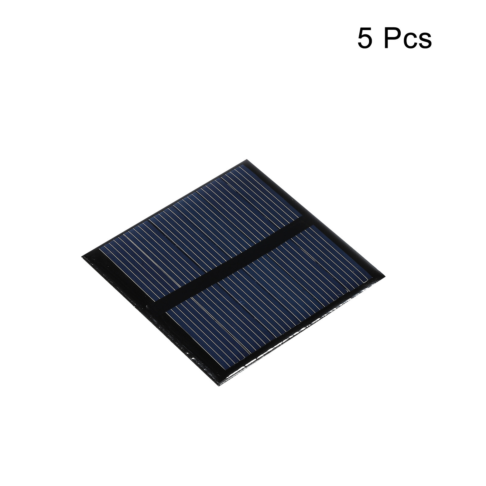 Mini Solar Panel Cell 3V 125mA 0.375W 52mm x 52mm for DIY Project Pack of 5