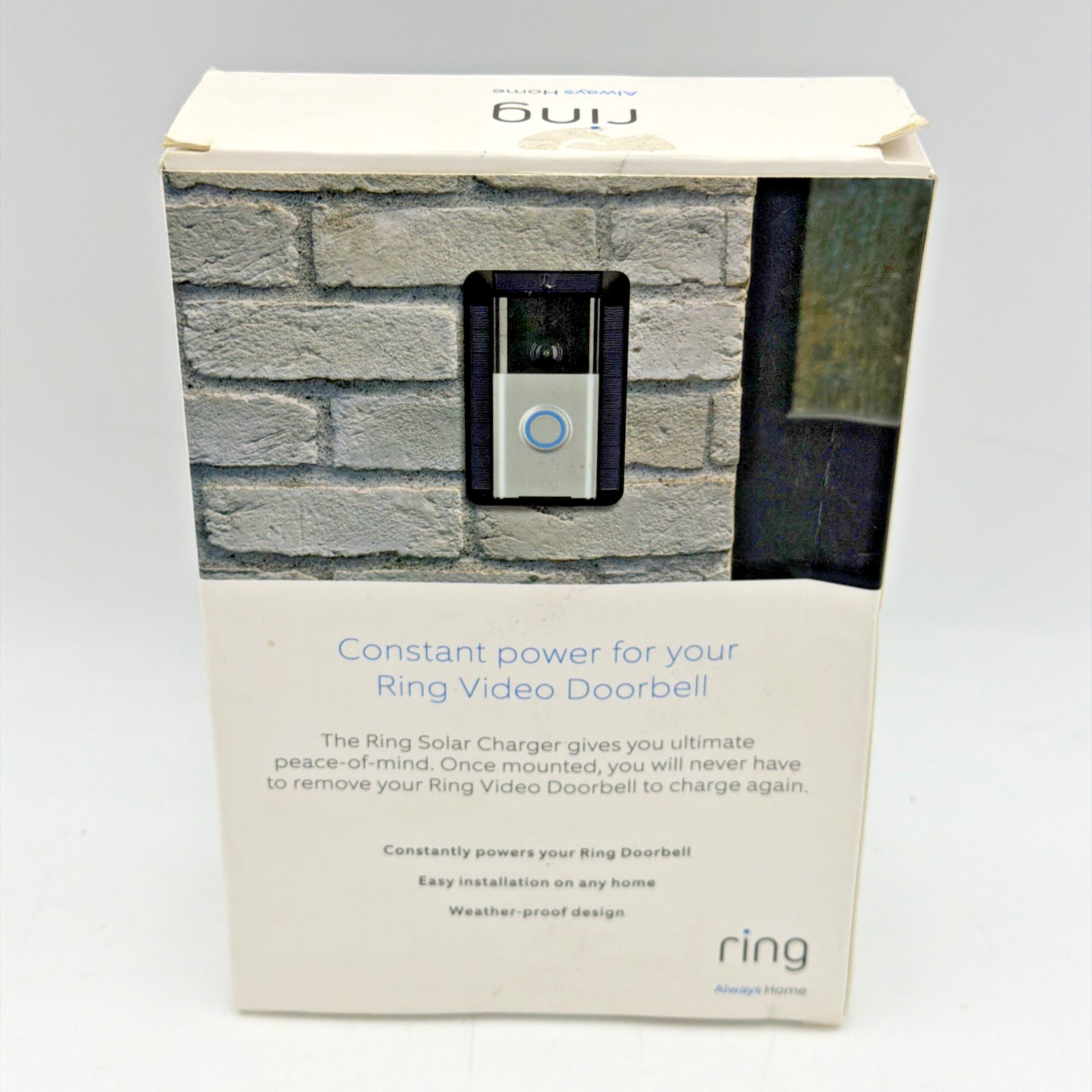 Ring Video Doorbell Solar Charger 1st Gen Doorbell Not Included FAST FREE SHIP!