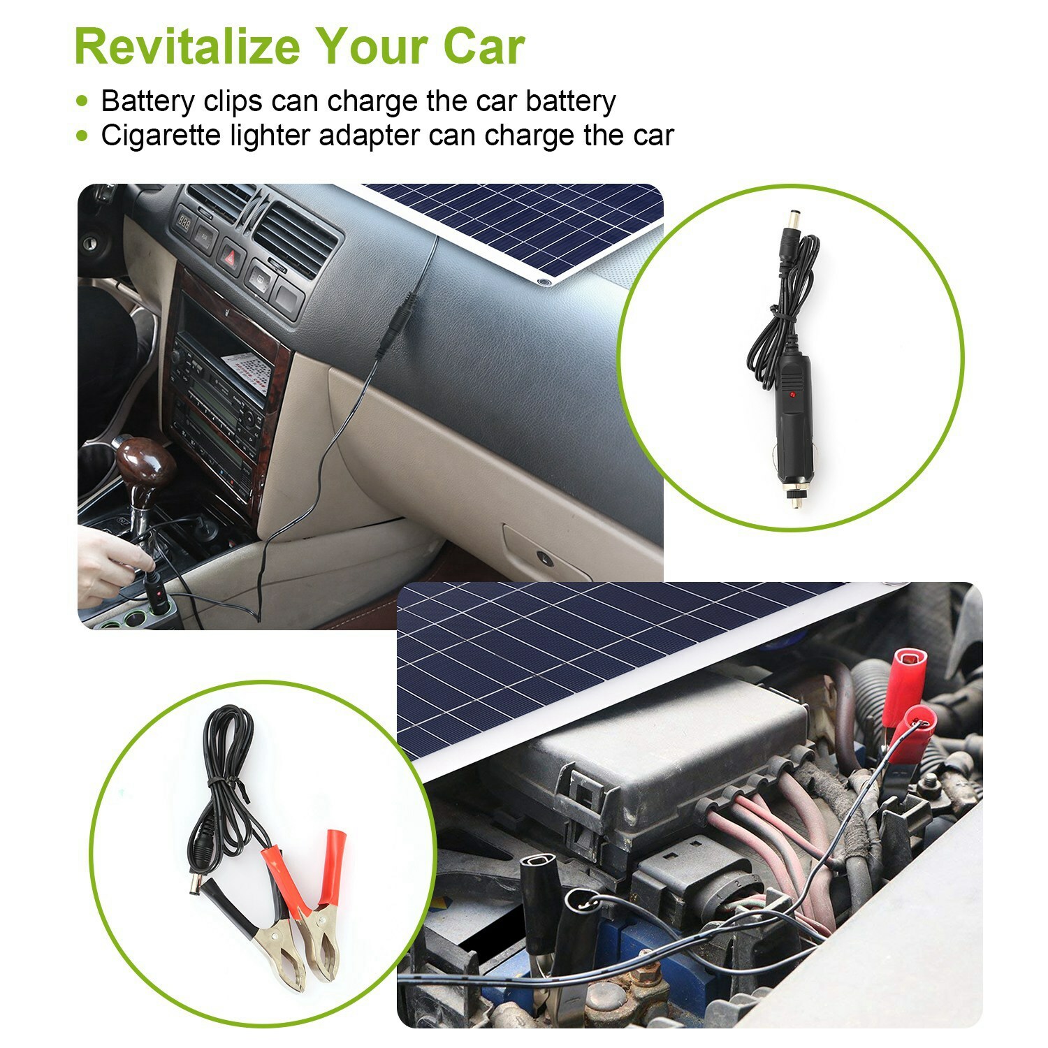 iMountek 25W Watts Solar Panel Kit for 12V Battery Charge Waterproof RV BOAT