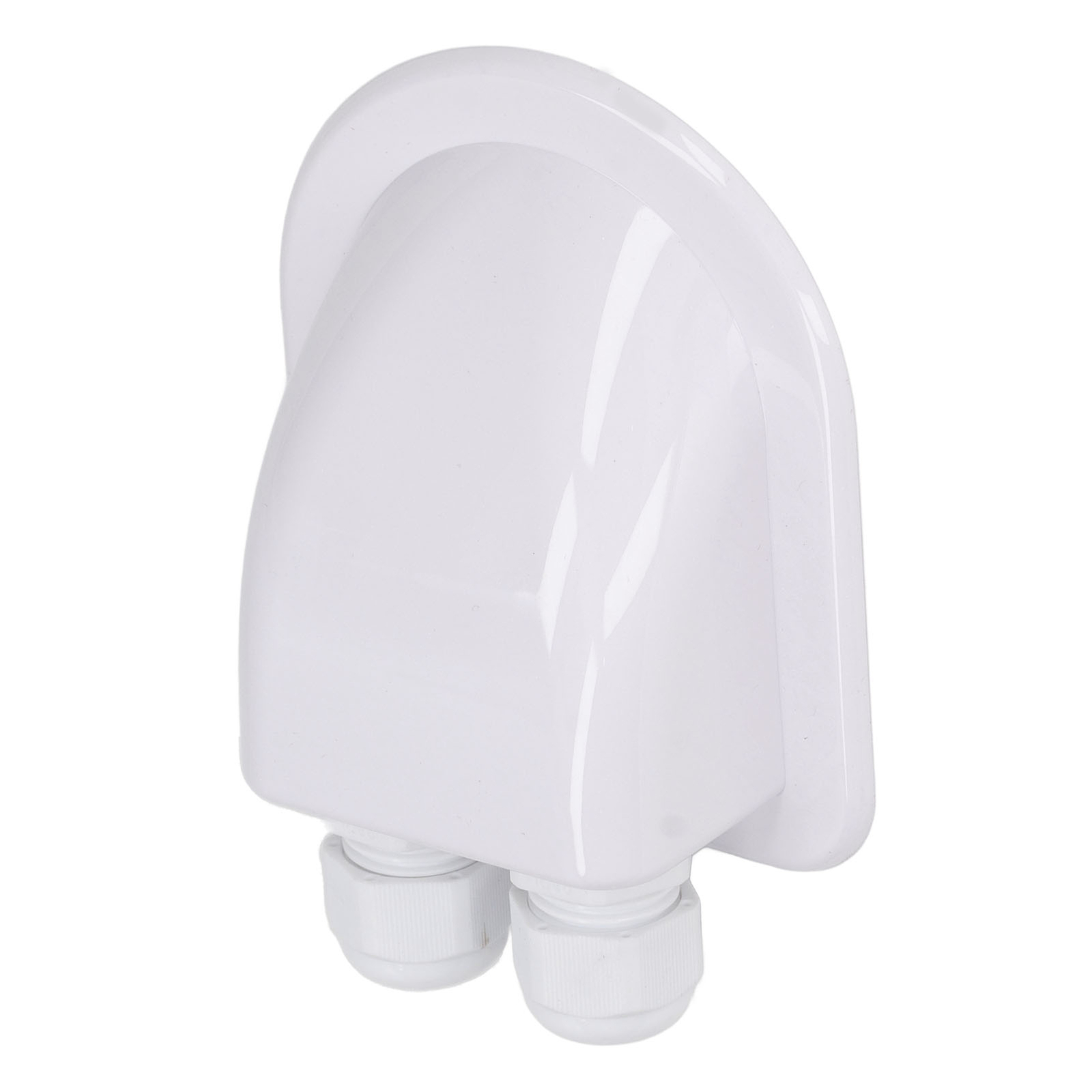 (White)Cable Junction Box Solar Entry Housing UV Resistance Wide Application