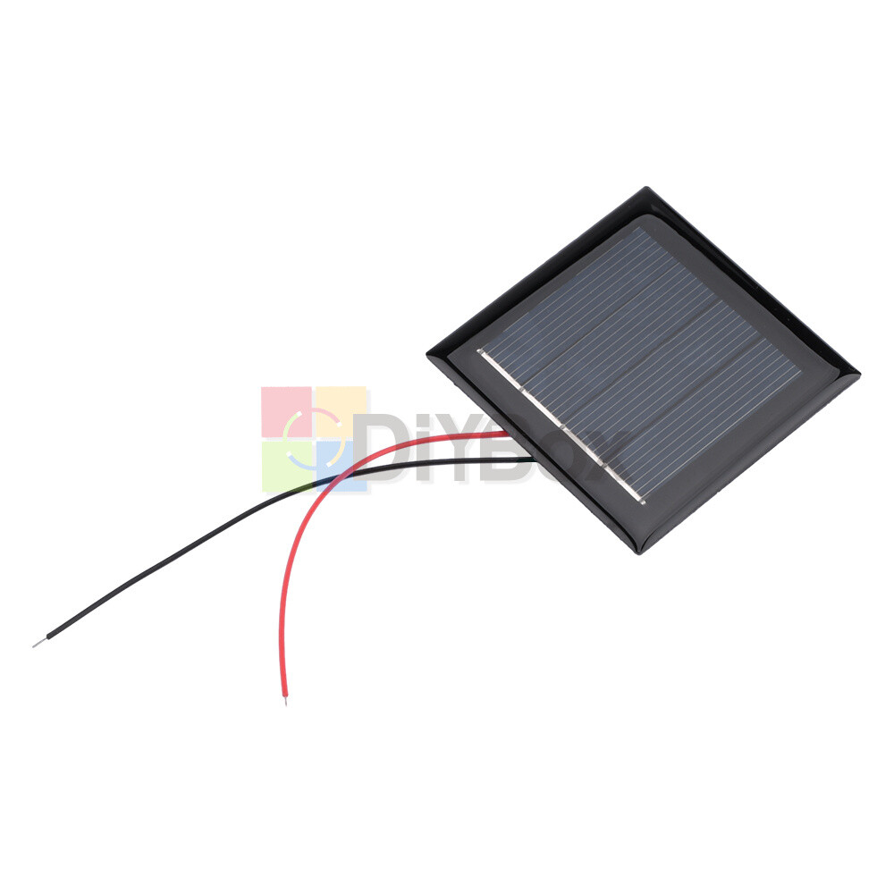 5Pcs 1.5/2/3/5V Solar Panel Polysilicon Module DIY Solar Panel w/Wire 60-150mA