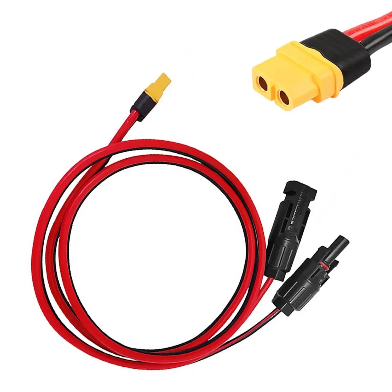 Extension Cable 12AWG solar panel wire red black cable 10ft/3m solar panel cord